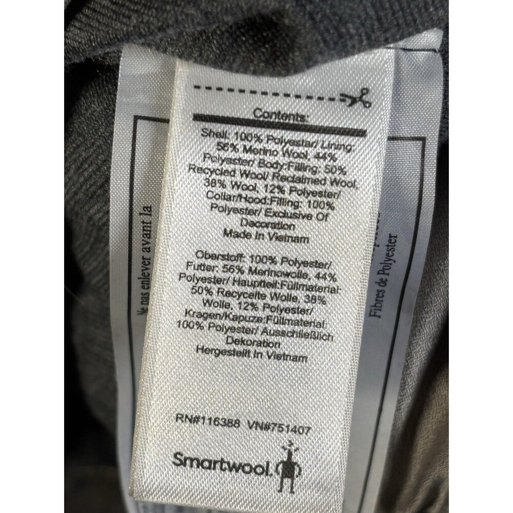Smartwool Soft Gold Smartloft 180 Hooded Puffer Parka Jacket Women’s Large - Picture 6 of 8